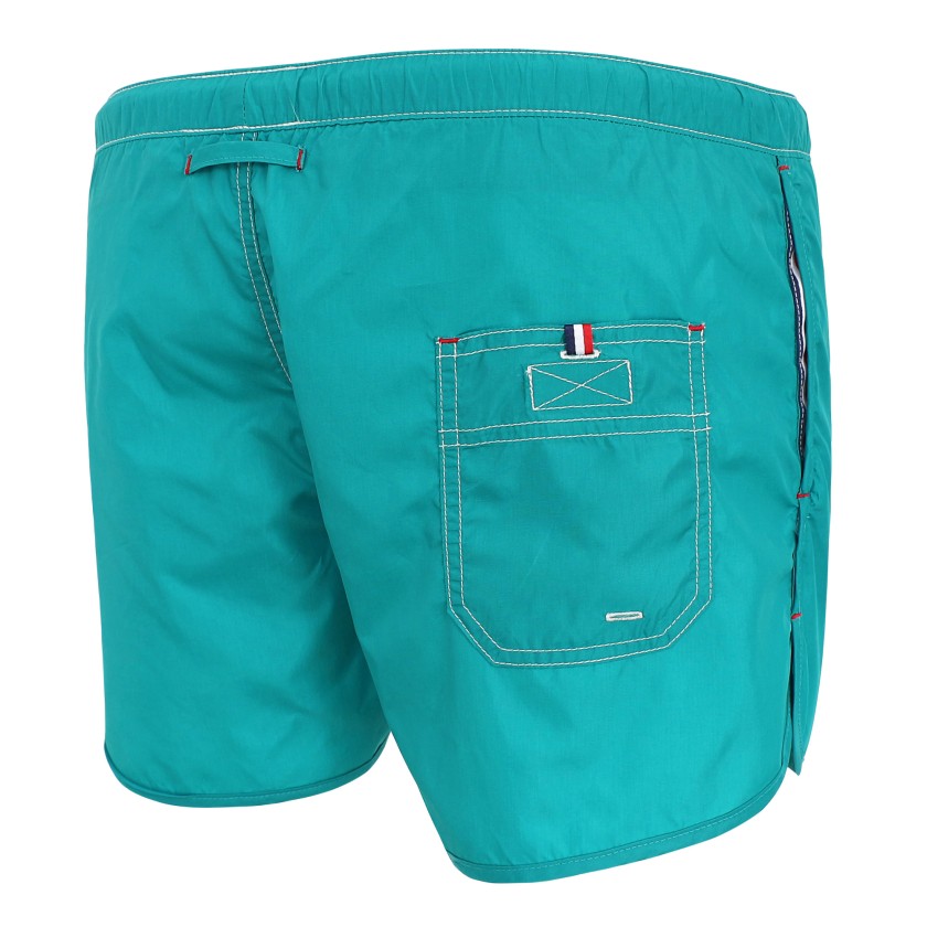 Short De Bain Next Garçon Bleu Marine Motifs Palmiers - Taille 12-18 Mois